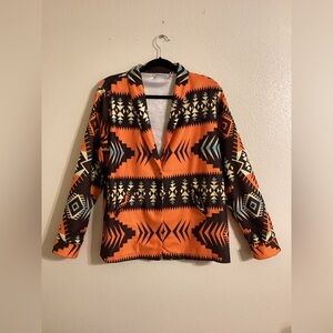 Misslook Southwestern Print Jacket Size XL